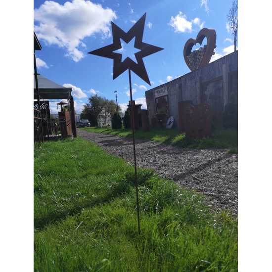 Gartenstecker Stern