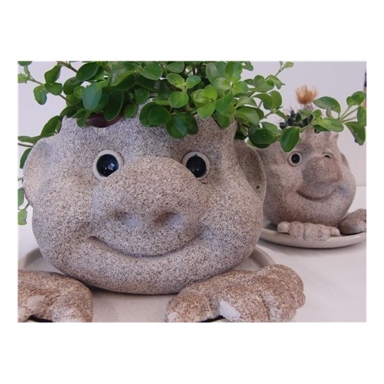 Start Blumenwichtel - Set mittel inkl. Teller und Hände 
Größe 2 mittel: Ø Wichtelkopf ca. 16 cm, Ø Teller mit Händen ca. 20 cm