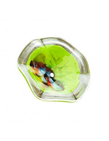 Grüner Blütenteller