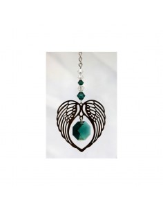 Start Engelsflügel mit Smaragd-Kristall zum Hängen Engelsflügel mit Smaragd-Kristall zum Hängen
Länge: 16 cm
Breite: 4 cm