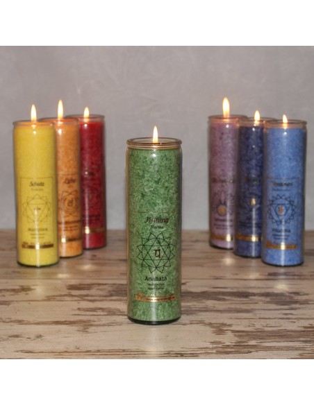 Glück CHAKRA Kerze Heilung - Grün - groß ca. 20 cm - Kerze im Glas - Palm Light 

Ca. 20 cm hoch
Brenndauer ca. 100 Stunden

