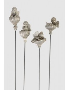 Blumenstecker Topfstecker "Elfenkinder" - vier verschiedene Ausführungen (unsortiert) Süße Elfenkinder in vier verschiedene Ausf