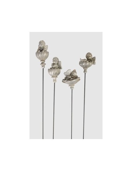 Blumenstecker Topfstecker "Elfenkinder" - vier verschiedene Ausführungen (unsortiert) Süße Elfenkinder in vier verschiedene Ausf