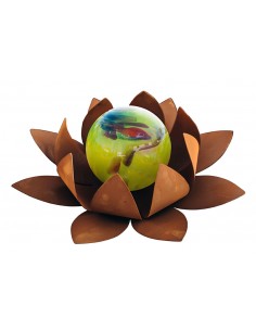 Glasseerose - groß Ø 55 cm - Kugel hellgrün