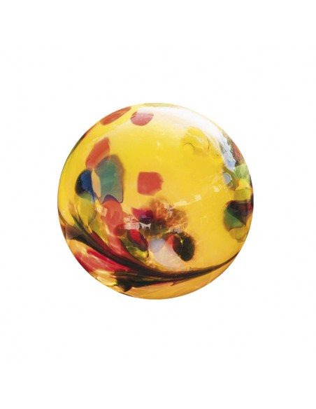 Gelbe Glaskugel Gelbe Glaskugel