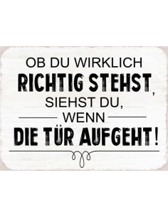 Die 100 schönsten ♥ Sprüche auf Schildern aus Metal jetzt online