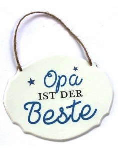 Start UV-Schild Opa ist der Beste 18x14,5 cm