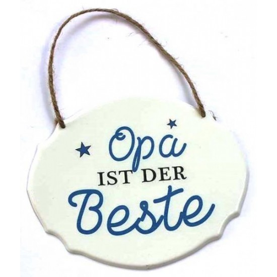 Start UV-Schild Opa ist der Beste 18x14,5 cm 