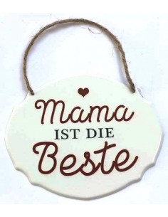 Start UV-Schild Mama ist die Beste 18x14,5 cm