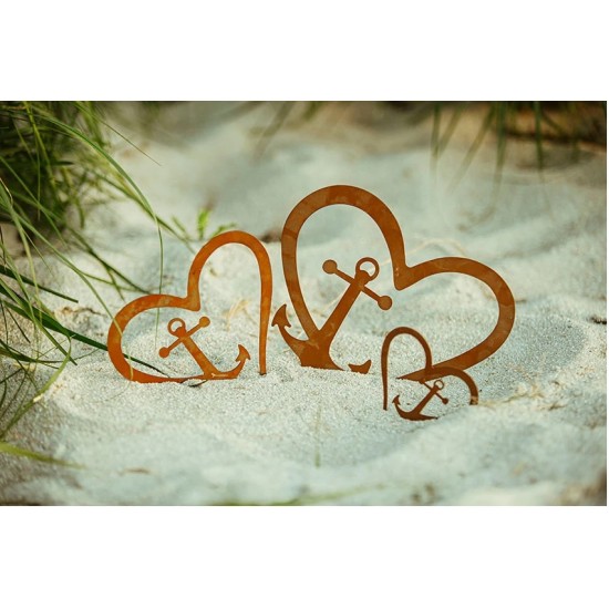 Start Herzanker zum Hängen - Höhe 7,5 cm 
Höhe 7,5 cm
Breite 8 cm
