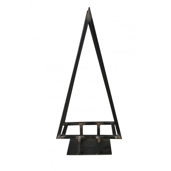 Start Holzregal Tanne - 100 cm hoch Metall Holzlege in Tannenform
Die Tanne eignet sich perfekt zum Verstauen von Holzscheitel 