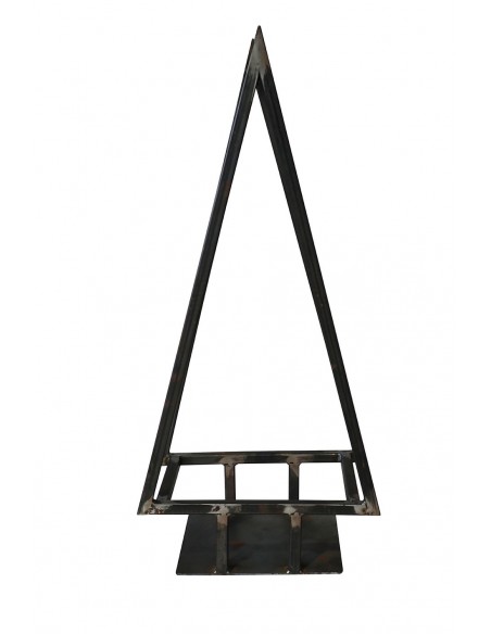 Start Holzregal Tanne - 100 cm hoch Metall Holzlege in Tannenform
Die Tanne eignet sich perfekt zum Verstauen von Holzscheitel 