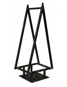 Start Holzregal Tanne - 100 cm hoch Metall Holzlege in Tannenform
Die Tanne eignet sich perfekt zum Verstauen von Holzscheitel