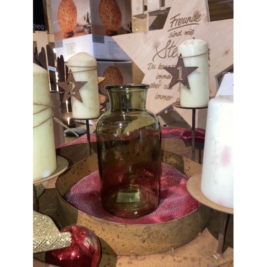 Start Vase Braxton - grün - Höhe 20 cm 