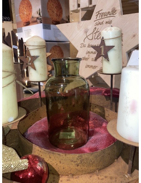 Start Vase Braxton - grün - Höhe 20 cm 