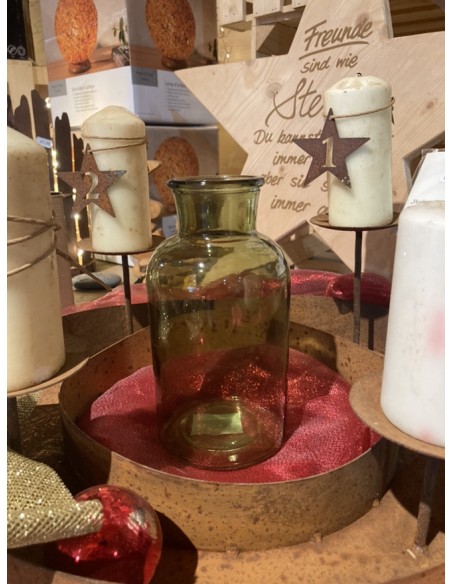 Start Vase Braxton - grün - Höhe 20 cm 