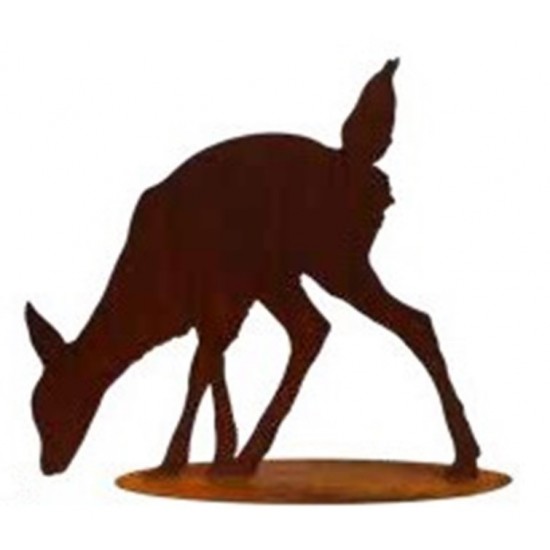 Weihnachtsdeko Essendes Reh Kitz auf Platte Höhe 33 cm - mittlere Ausführung 
Essendes Kitz auf Platte
Größe 2 (mittel)
Höhe 