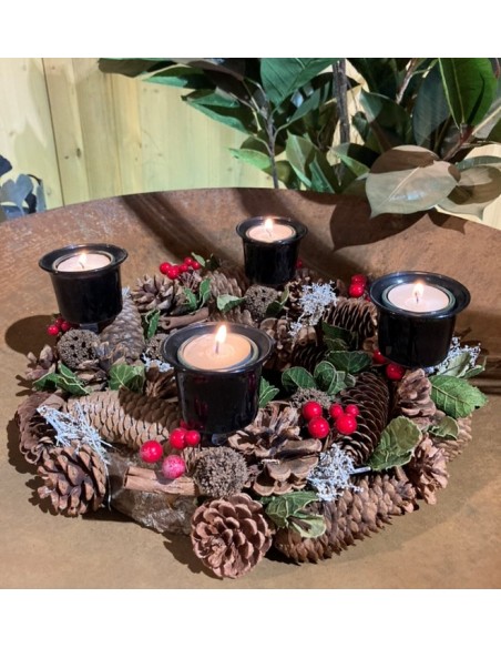 Start Kerzenhalter mit Dorn - Glas Teelichthalter schwarz - Joy - Höhe 4,5 cm Schöner Kerzenhalter aus Glas mit einem Dorn zum S Start Kerzenhalter mit Dorn - Glas Teelichthalter schwarz - Joy - Höhe 4,5 cm Schöner Kerzenhalter aus Glas mit einem Dorn zum S