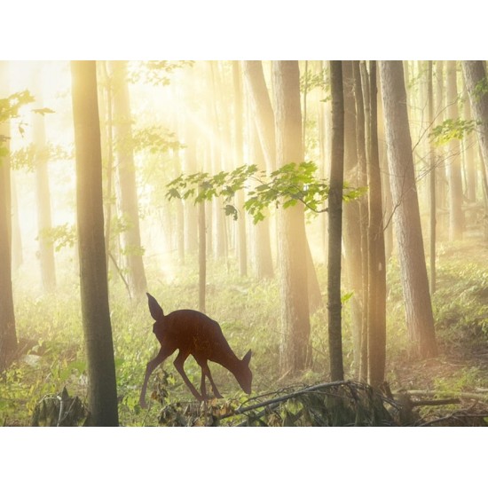 Weihnachtsdeko Essendes Rehkitz mit Rohr für 12 mm Ø Stab, Höhe 55 cm, Breite 55 cm - Größe 3 
Essendes Rehkitz mit Rohr für 12