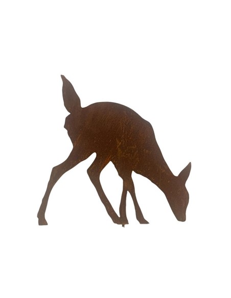 Weihnachtsdeko Essendes Rehkitz mit Rohr für 12 mm Ø Stab, Höhe 55 cm, Breite 55 cm - Größe 3 
Essendes Rehkitz mit Rohr für 12