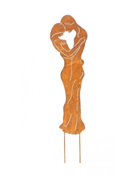 Start Liebespaar Gartenstecker Edelrost - Höhe 120cm Gartenstecker mit einem Liebespaar als Gartenstecker für Deine Gartendeko.
