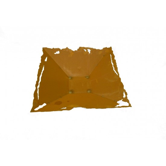 flache Feuerschale - Pflanzschale