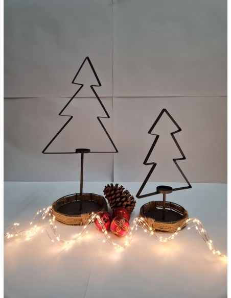 Start Weihnachtsbaum Teelichthalter - klein - Höhe 37,5 cm Der Weihnachtsbaum als Teelichthalter perfekt für die Weihnachtszeit 
