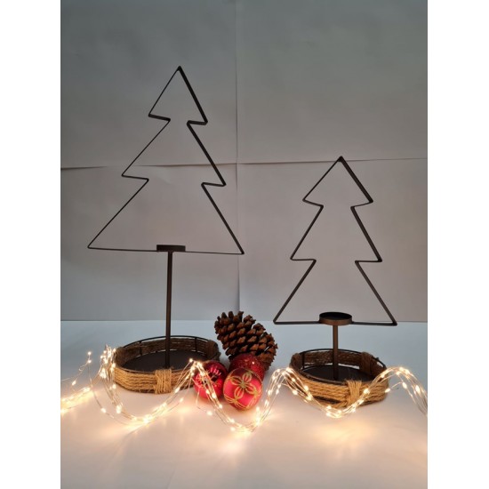 Start Weihnachtsbaum Teelichthalter - klein - Höhe 37,5 cm Der Weihnachtsbaum als Teelichthalter perfekt für die Weihnachtszeit 