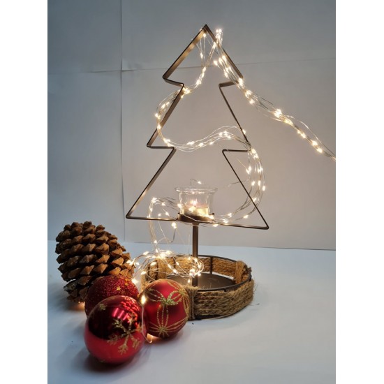 Start Weihnachtsbaum Teelichthalter - klein - Höhe 37,5 cm Der Weihnachtsbaum als Teelichthalter perfekt für die Weihnachtszeit