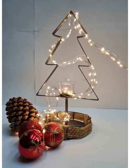 Start Weihnachtsbaum Teelichthalter - klein - Höhe 37,5 cm Der Weihnachtsbaum als Teelichthalter perfekt für die Weihnachtszeit