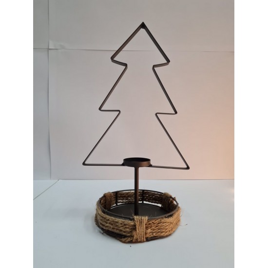 Start Weihnachtsbaum Teelichthalter - klein - Höhe 37,5 cm Der Weihnachtsbaum als Teelichthalter perfekt für die Weihnachtszeit 
