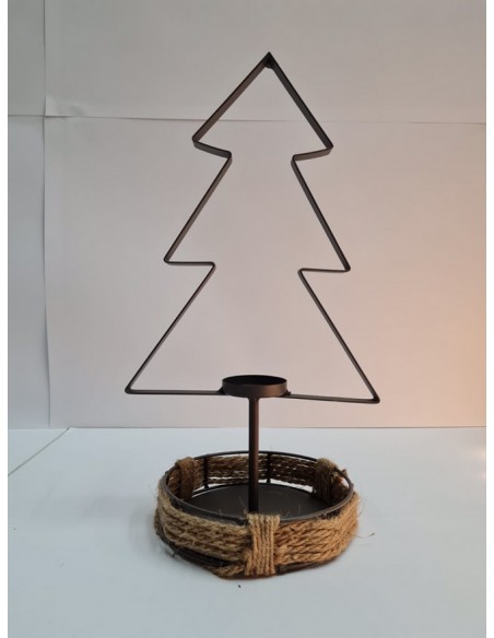 Start Weihnachtsbaum Teelichthalter - klein - Höhe 37,5 cm Der Weihnachtsbaum als Teelichthalter perfekt für die Weihnachtszeit 