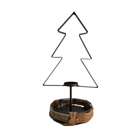 Start Weihnachtsbaum Teelichthalter - klein - Höhe 37,5 cm Der Weihnachtsbaum als Teelichthalter perfekt für die Weihnachtszeit 