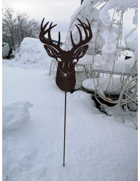 Gartenstecker Gartenstecker stolzer Hirsch - Gesamthöhe 134 cm Produktdetails:
Höhe: 34 cm
Breite: 23 cm
Stabhöhe: 100 cm
Ge Gartenstecker Gartenstecker stolzer Hirsch - Gesamthöhe 134 cm Produktdetails:
Höhe: 34 cm
Breite: 23 cm
Stabhöhe: 100 cm
Ge