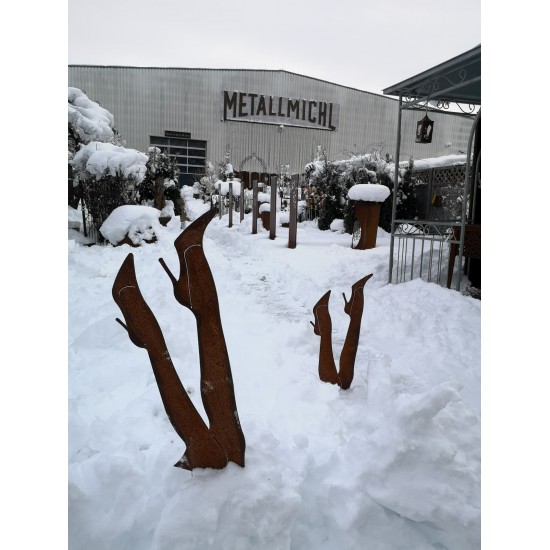 Menschen und Silhouetten Gartenstecker - Schöne Beine - Höhe 30 cm Die schönen Beine als Gartenstecker für Deine Deko. Es wirkt 