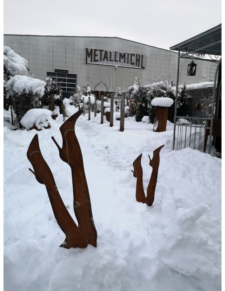 Menschen und Silhouetten Gartenstecker - Schöne Beine - Höhe 30 cm Die schönen Beine als Gartenstecker für Deine Deko. Es wirkt 