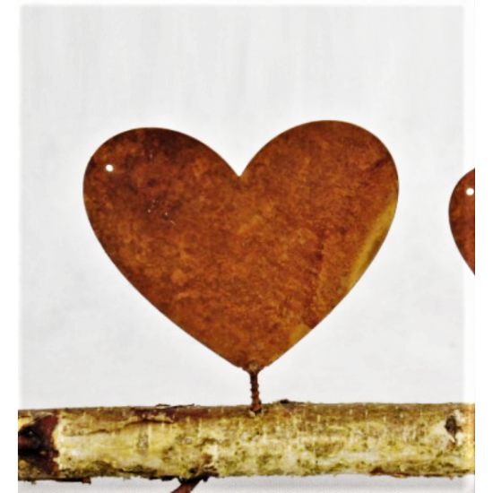 Herzige Dinge - Edelrost Dekoherzen Deko Herz mit Schraube zum Eindrehen in Holz - groß - 9 cm breit 
Dieses Deko-Herz zum Fest