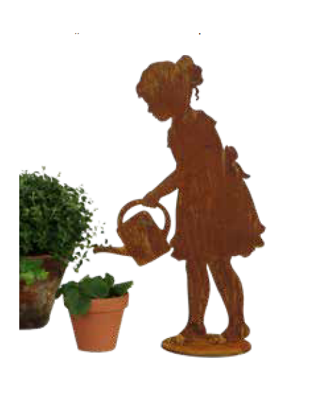 Gartendeko Rost Gießendes Mädchen Lisa auf Platte - Höhe 13 cm 
Höhe 13 cm
 Gartendeko Rost Gießendes Mädchen Lisa auf Platte - Höhe 13 cm 
Höhe 13 cm