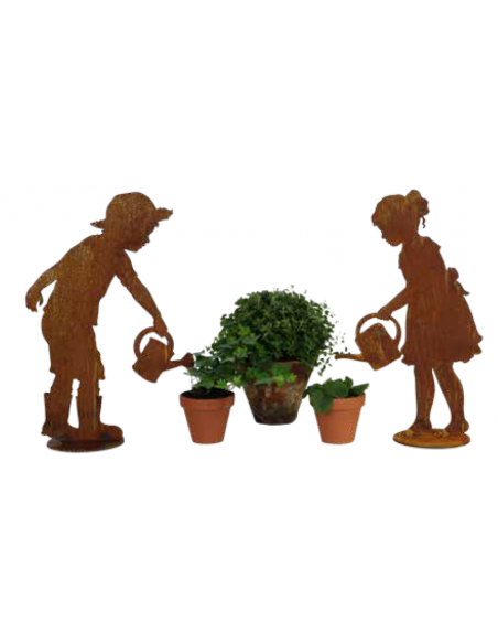Gartendeko Rost Gießendes Mädchen Lisa auf Platte - Höhe 13 cm 
Höhe 13 cm
 Gartendeko Rost Gießendes Mädchen Lisa auf Platte - Höhe 13 cm 
Höhe 13 cm