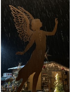 Engelfigur Valerie mit doppelten Flügeln , Dekofigur, Weihnachtsengel, Schützengel, Engeln 2