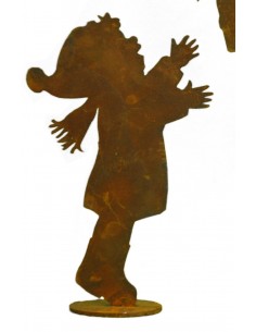Weihnachtsdeko Aussen Winterfigur Deko Junge Benjamin Höhe 19 cm 
Unser Benjamin wartet auf den Weihnachtsmann, Freudig greift