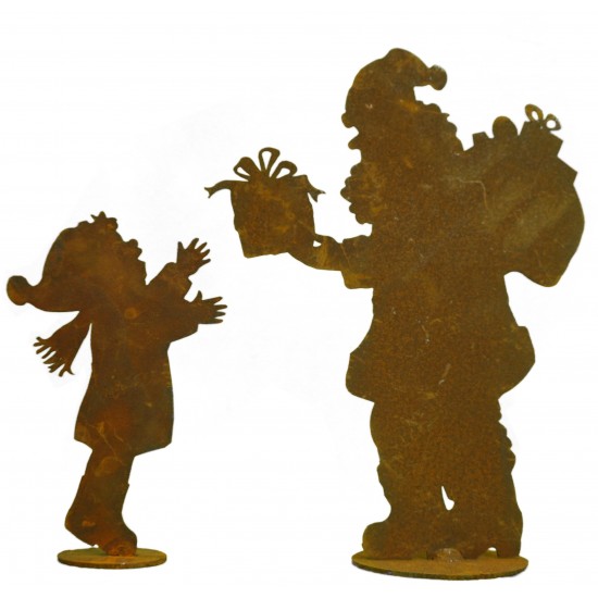 Weihnachtsdeko Aussen Winterfigur Deko Junge Benjamin Höhe 19 cm 
Unser Benjamin wartet auf den Weihnachtsmann, Freudig greift 