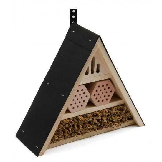 Start Insektenhotel befüllt  28 cm hoch Insektenhotel zum Aufhängen - Gefertigt von Menschen mit Behinderung in Bayern

Höhe 2