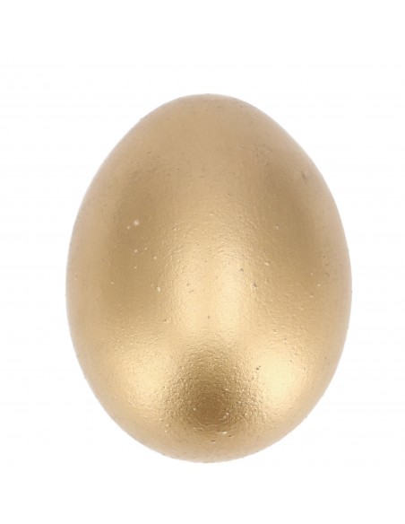 Osterei - Golden - echtes Hühnerei Natur