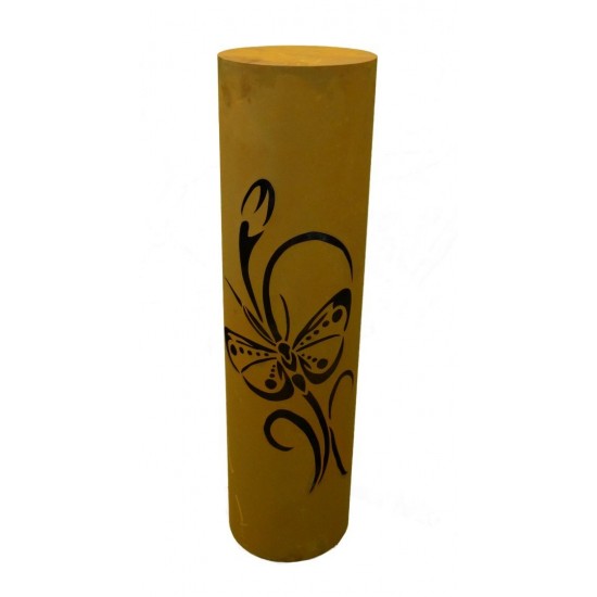 runde Rostsäulen Rostsäule - Schmetterling, Höhe 100 cm Runde Säule aus Edelrost mit Schmetterlingsmotiv
Eine schöne runde Edelr