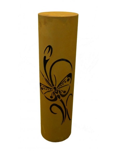 runde Rostsäulen Rostsäule - Schmetterling, Höhe 100 cm Runde Säule aus Edelrost mit Schmetterlingsmotiv
Eine schöne runde Edelr