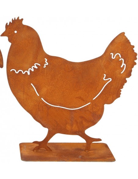 Start Henne auf Platte Höhe 30 cm 