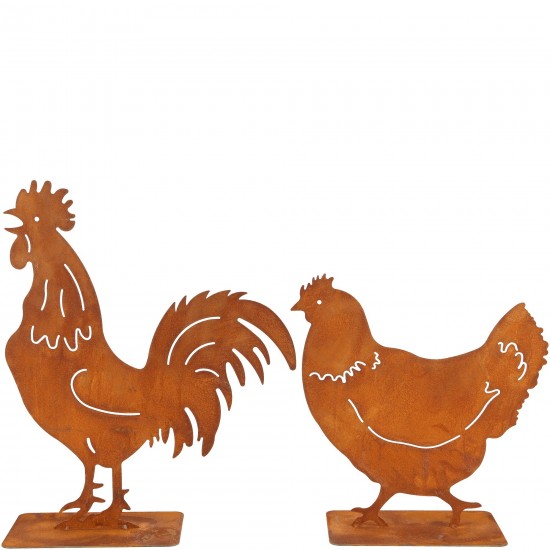 Start Henne auf Platte Höhe 30 cm 