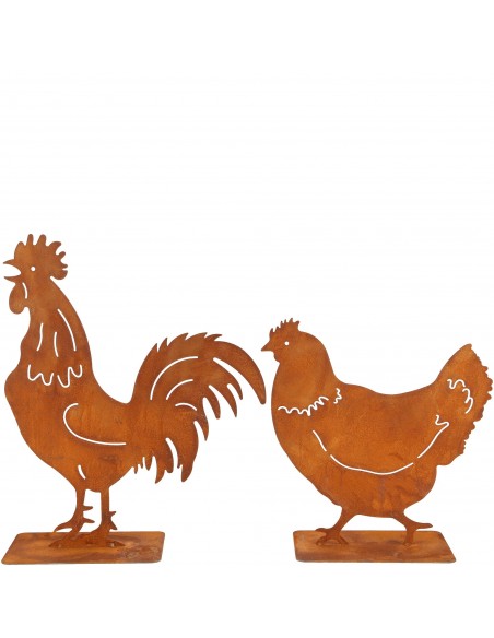 Start Henne auf Platte Höhe 30 cm 