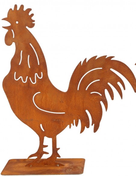 Start Hahn auf Platte Höhe 40 cm 